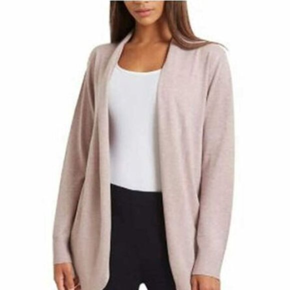 Ella Moss Women's V-Neck Button Front Soft Knit Cardigan
